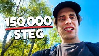 VICTOR GÅR 150 000 STEG PÅ EN DAG