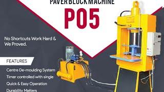 Paver Block Machine Model P05 - Himat Machine Tools