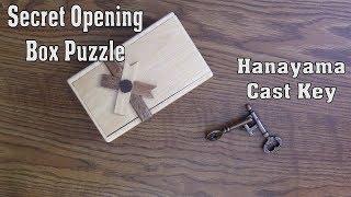 A Puzzle In a Puzzle! Secret Opening Box Puzzle AND Cast Key!