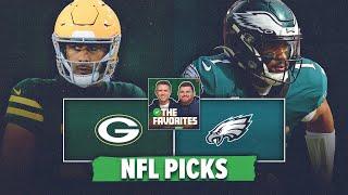 Green Bay Packers vs Philadelphia Eagles BEST BETS! NFL Picks & Predictions | The Favorites Podcast