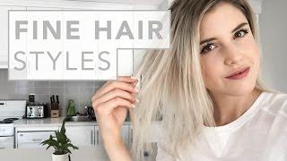 HAIR HACKS | for fine and thin hair