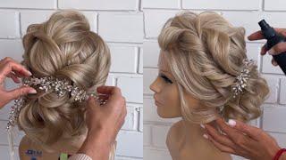Beautiful and easy wedding hairstyle