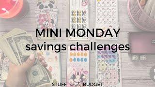 Mini Monday Savings Challenges | How Many Do We Finish? | "I'm So Excited" 