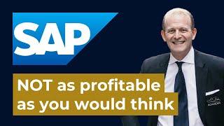 SAP's profitability is not as high as you would think