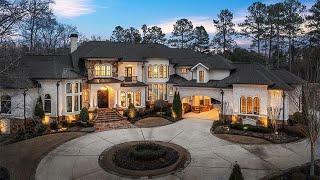 Stunning estate with exceptional finishes and gorgeous custom details in Milton, GA for $4,290,000