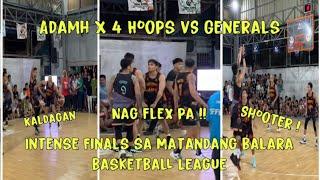 1st Time nangyare ! Double Champion  ang nangyare ! Adamh x 4 Hoops VS Generals