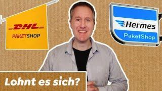 Was verdienen Paketshops von DHL und Hermes?