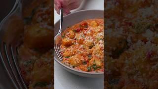 Spicy Garlic & Tomato Gnocchi. #gnocchi #italianfood #homemade #foodie #garliclover