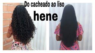 Antes e Depois do HENÊ evolução do meu cabelo