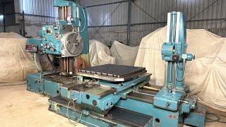 Horizontal Boring Machine - TOS WH 80 - with Facing Chuck and Tailstock