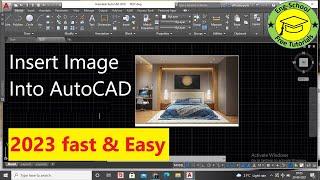 AutoCAD How To Insert Image | Add JPG, PNG to AutoCAD