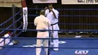 Lechi Kurbanov /Rus/ vs Schmidt Bálint /Hun/  Hungaryan Kyokushin Karate Grand Prix