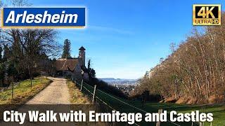 Arlesheim Virtual Tour with Ermitage, Castles and Dom (4K)