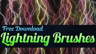 Photoshop 번개 브러쉬 무료공유 Free Lightning Brushe Download