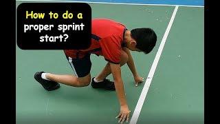 How to do a PROPER Sprint Start? | Andrew Tsui