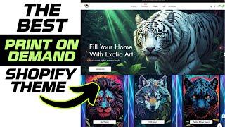 The Best Shopify Theme For Print on Demand Shopify Stores