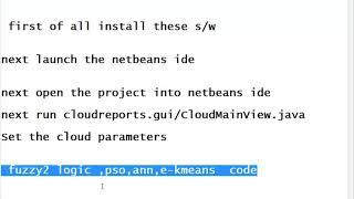 PSO Algorithm for Task Scheduling and Load Balancing Cloud Computing Projects