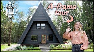 Beautiful modern A-frame cabin is her dream home