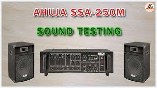 Ahuja Amplifier SSA-250M | Sound Test