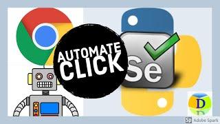 Automate Click on website using Selenium in Python