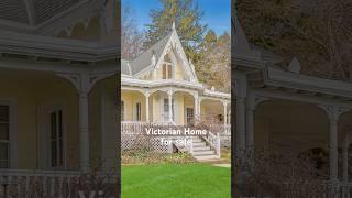 This 4-bedroom “Carpenter Gothic” #Victorian home features 3 fireplaces. ️ #shorts