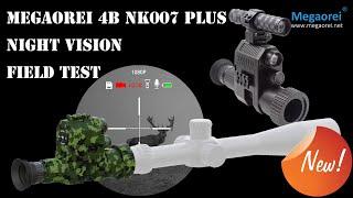 2023 Newest Night Vision Scope Megaorei 4B NK007 Plus Installation, Menu Operation & Test Review