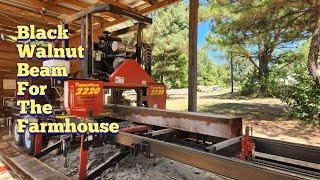 Using our timberking sawmills to rebuild the Tennessee farmhouse