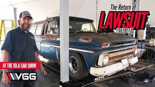 C10 "Lawsuit" RETURNS with 4 Barrel EFI Swap On A Straight 6 LIVE In Front Of Fans!  Will It RUN?