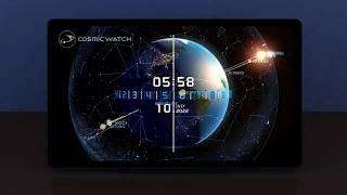 Cosmic Watch Equatorial Clock Face 24h