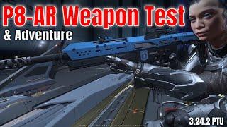 P8-AR Weapon Test & Adventures | Star Citizen 3.24.2 PTU [4K]