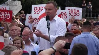 Kiedy Wam się żyło lepiej? Andrzej Duda w Kielcach 19.06.2020