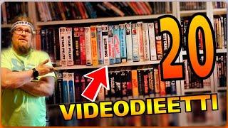 VHS- ja DVD -leffapoistoja + videohyllyn uudelleenjärjestelyä | VideoDieetti 20