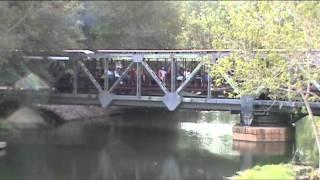 An Amazing Horn Show Between A Steam Engine and a Steam Boat at Disney's Magic Kingdom