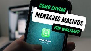 Como enviar MENSAJES MASIVOS en WHATSAPP 2023 | WhatSender