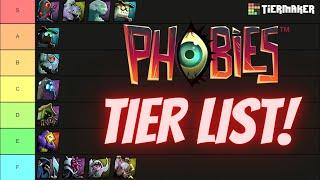 Phobies Tier List (Part 2/3)