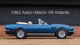 1983 Aston Martin V8 Volante. Just 11,961 miles and in 'Time Warp' condition - Nicholas Mee & Co