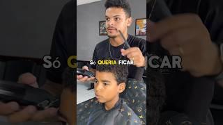 MENOR PEDIU CORTE DO JACA  #barber #barbeirobrasil #degradê #cabelo #fade