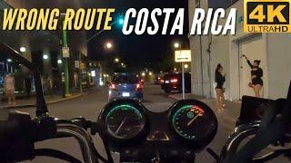 Costa Rica, San José Downtown on a Motorcycle - 4k