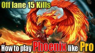 The Fiery Offlaner! Phoenix Dominates the Lane (15 Kills!)