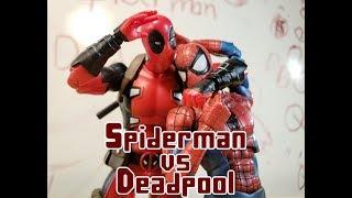Action Figure Stop Motion: Spiderman Vs Deadpool (Short Film)