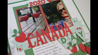 Scrapbook Layout #107 (Punched Out Thursday To Die For)