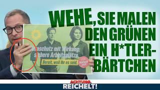 Exklusiv ENTTARNT! So erfindet die Regierung "Angriffe auf Grüne"! | Achtung, Reichelt! vom 03.10.24