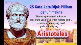 25 Kata-kata bijak Aristoteles || pilihan dan penuh makna