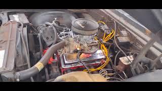 December startup 1973 Chevy Nova with bad camshaft.