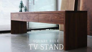 SQUARERULE FURNITURE - Making a Korean Traditional Style a Nest Of Drawers - TV STAND