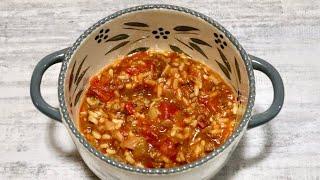 Zippy Spanish Rice Soup