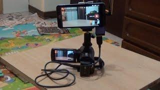 camcorder broadcast on android phone with facebook live stremaing