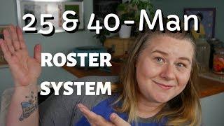 25 AND 40-MAN ROSTER SYSTEM - Baseball Basics
