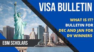 What is Visa Bulletin? VISA BULLETIN FOR DIVERSITY VISAS FOR DECEMBER AND JANUARY