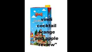 jakub - Vindi cocktail orange and apple cocktail "review"